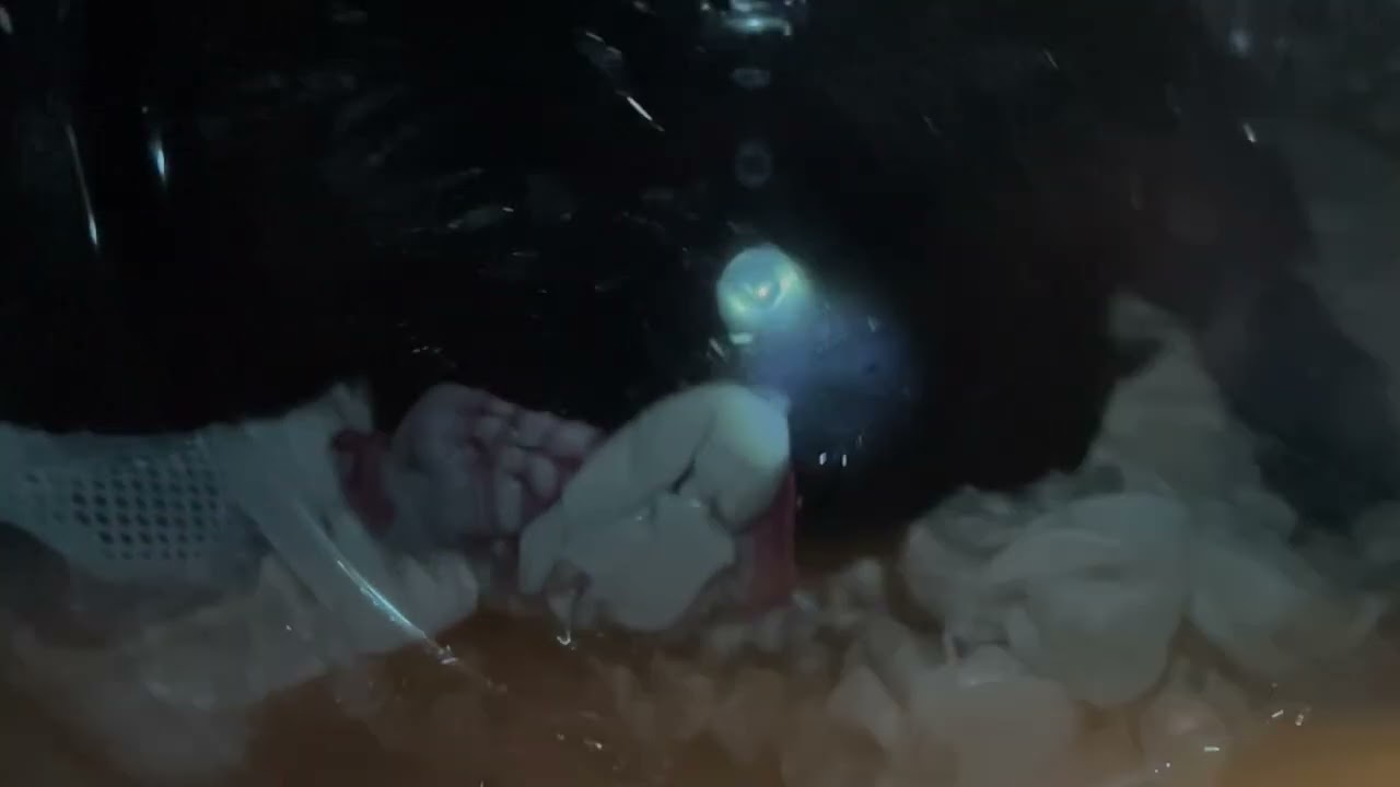 Bottom Load Washing Machine Washing Clothes | Slow Motion 239.49FPS | 1080p | No Audio | S1 EP10