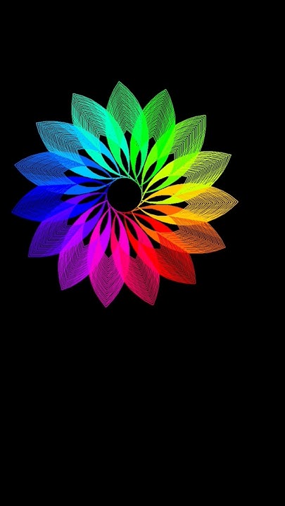 Python Turtle 🐢 graphics design 18 flower 💐 #flowers #programming # ...