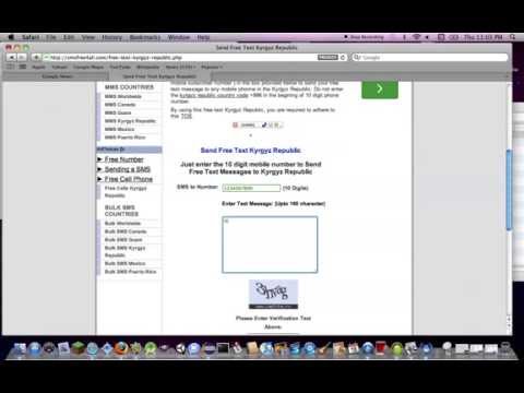 Video: How To Send SMS To Kyrgyzstan