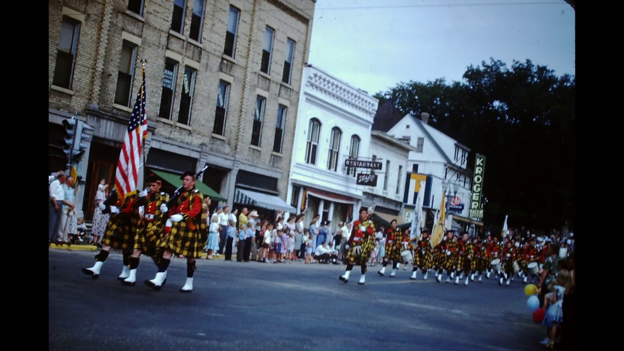 Edgerton Wi Tobacco Days 1953 Kodachrome Large