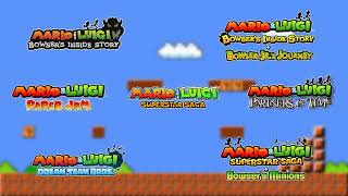 Ground Theme MashUp 【Only Mario&Luigi Series】
