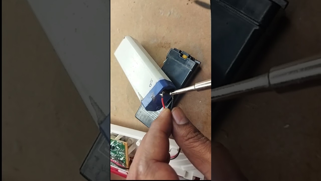 Repair emergency LED light battery replacement