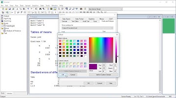 How to use themes in Genstat
