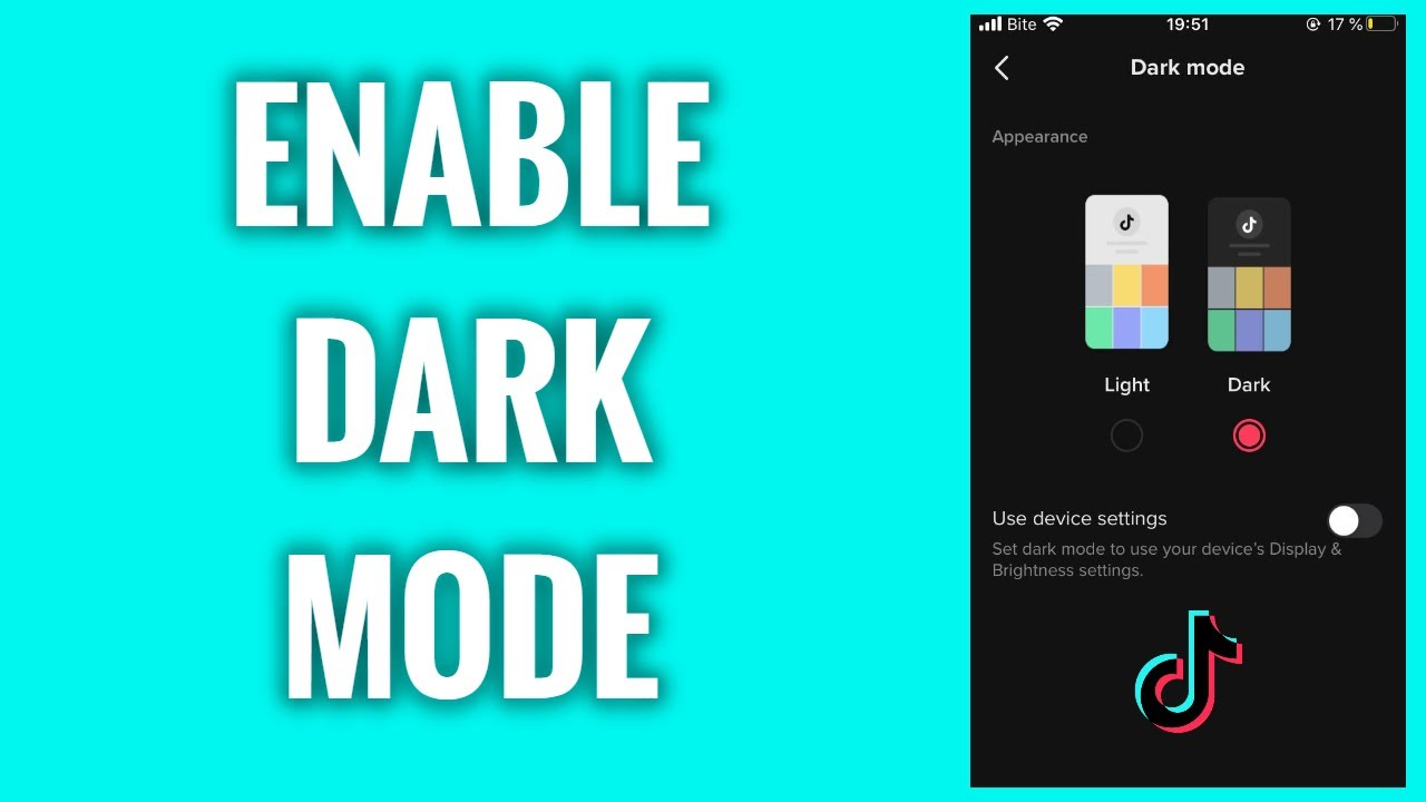 Темный режим тик ток. Как работает TIKTOK Dark с видео.