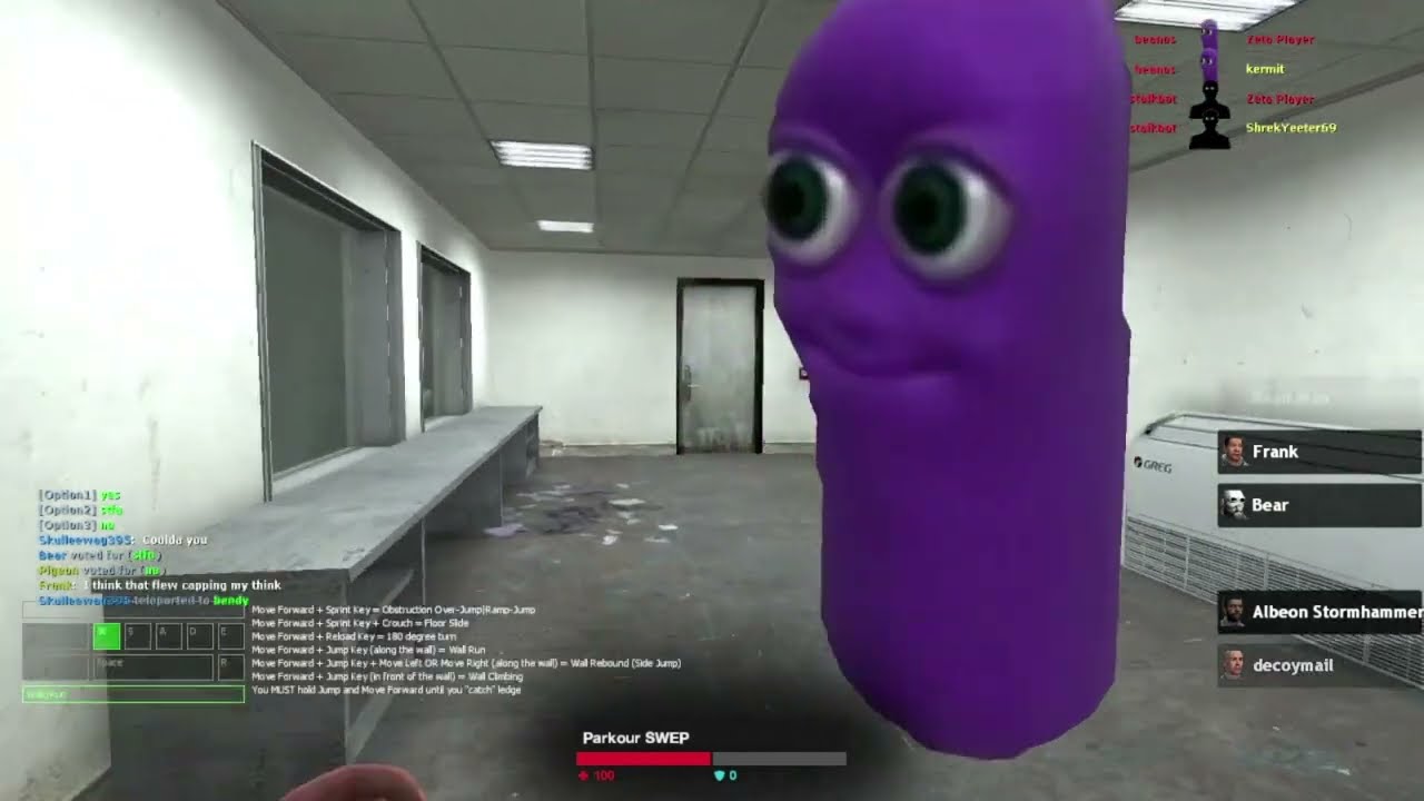 Running from nextbots with zeta players