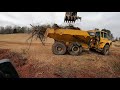 Loading Pond Brush And Clearing Yard Trees