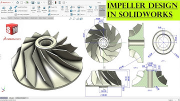 ✅Impeller Design in SolidWorks | Solidworks Tutorial