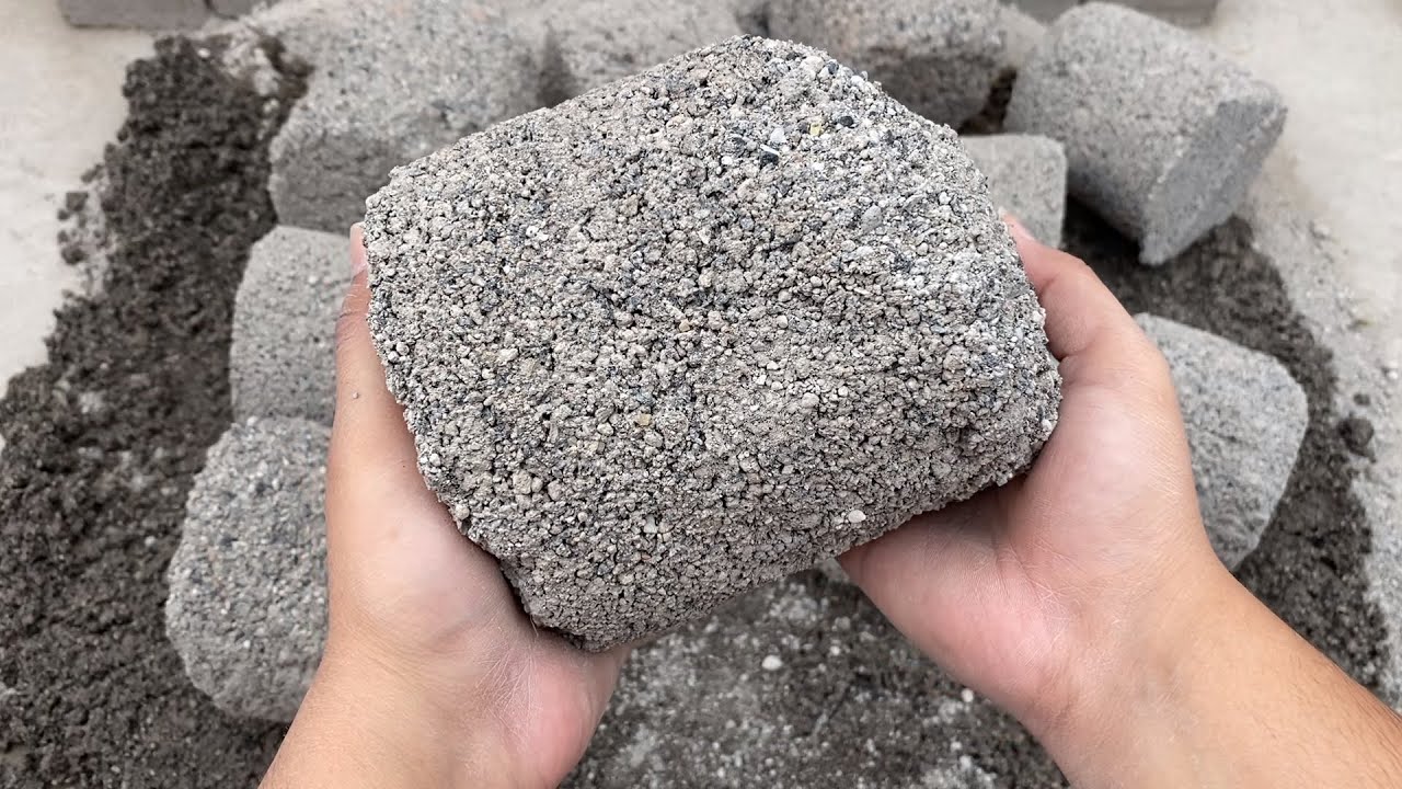 New grainy sandcement crumbling on paste dry floor crumbling/ #relax #asmr #satisfying #asmrsounds🌪️