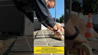 Perfect Joint Sand Application for Interlocking Pavers | Essential Pavement Finishing Step