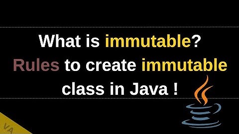 Immutable Class in Java Explained | How to Create Immutable Class with Example