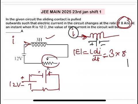 JEE MAIN 2025(23jan shift1)In the given circuit the sliding contact is pulledoutwards such that elec 14 JEE MAIN 2025(23jan shift1)In the given circuit the sliding contact is pulledoutwards such that elec