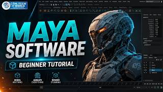 🚀 Maya Software Beginner Tutorial | Learn 3D Modeling, Animation & Rendering in Maya 🔥