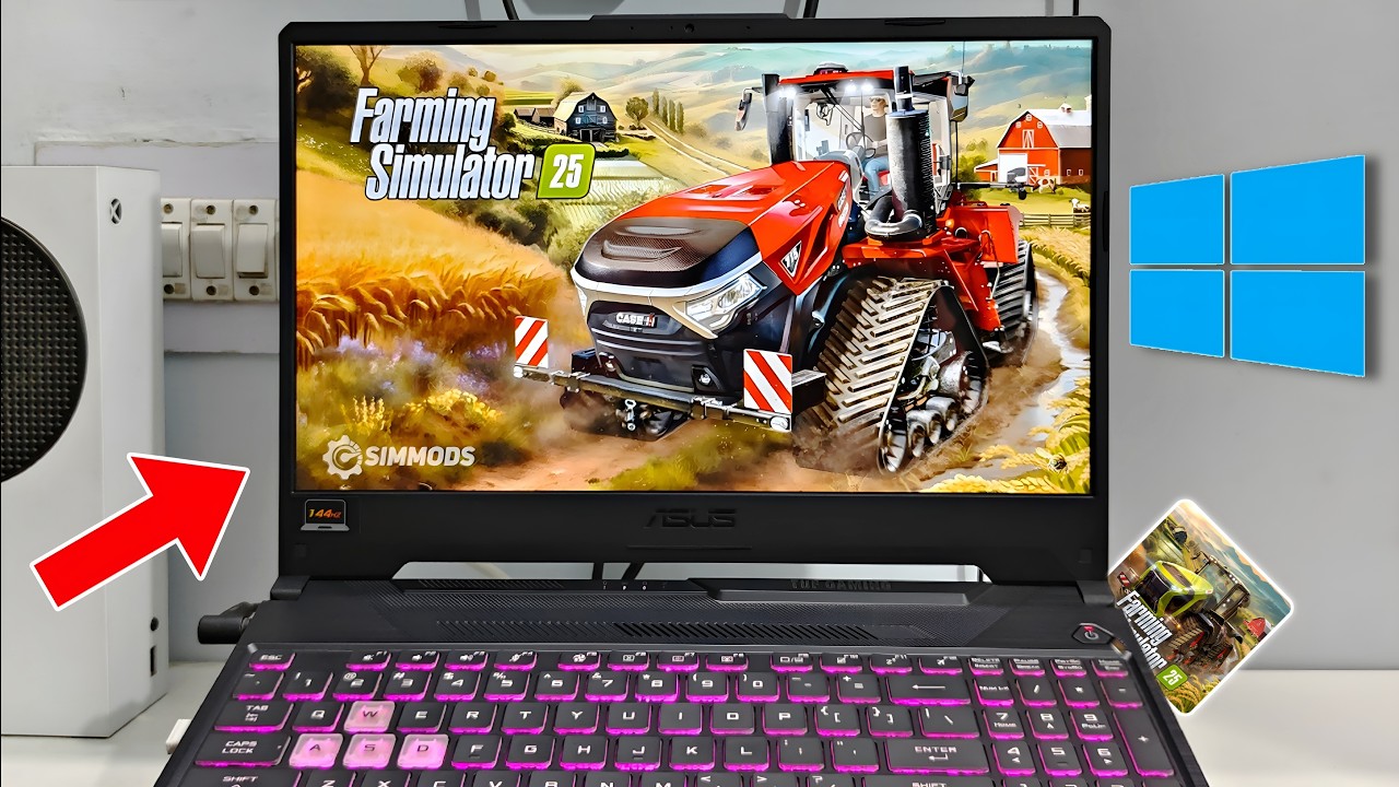 Farming Simulator 25 Playing in PC & Laptop | How to Play FS 25 in ...