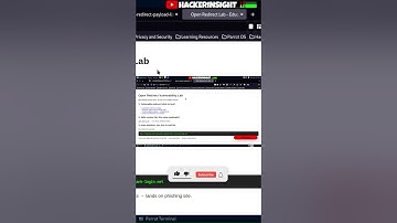 Open Redirect Vulnerability: How Hackers Steal Accounts & How to Fix It  | #hackerinsight  #linux