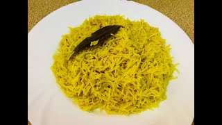 YELLOW SPICED RICE, رز الكبسة بدون لحم او دجاج سريع جدا