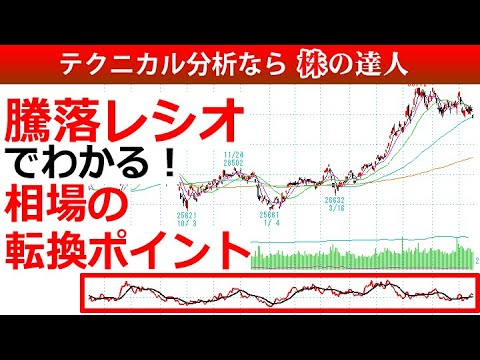 騰落レシオでわかる！相場の転換ポイント