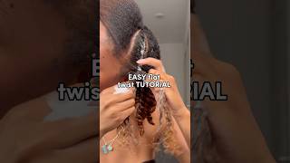 EASY flat twist TUTORIAL❤️ #hairstyle #naturalhair #haircare