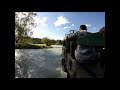 Fording the river in Siberia...No Bridge