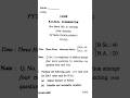Question Paper of Python Programming @lectshivani