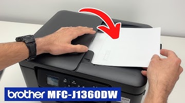 Brother MFC-J1360DW : Using the Automatic Document Feeder
