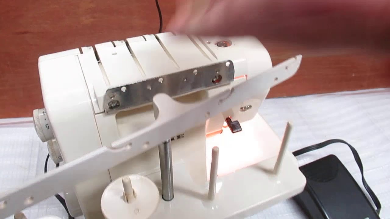 ジャノメ JANOME MY LOCK260D 788型 ロックミシン フットペダル付 通電