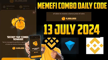 memefi daily combo today 13 July|memefi daily combo today level3,4,5,6,7|memefi 1million secret code