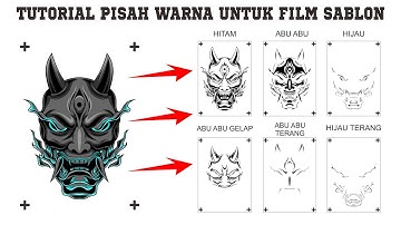 Cara Mudah Pisah Warna untuk Film Sablon Dengan Corel Draw