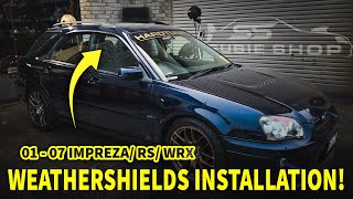 Installing Weather Shields on your 01 - 07 GD Impreza/ WRX!