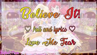 Download Lagu Aikatsu friends! Believe It (full ver+lyrics) MP3