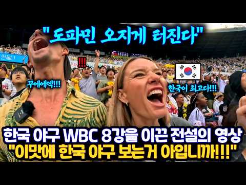 한국 야구를 처음 본 해외 부부의 이 영상이 WBC 8강 진출로 인해서 큰 주목을 받은 이유