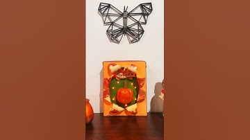 Easy 3D Busted Canvas #modpodge #falldecor #craft #create #inspired #trending #shorts