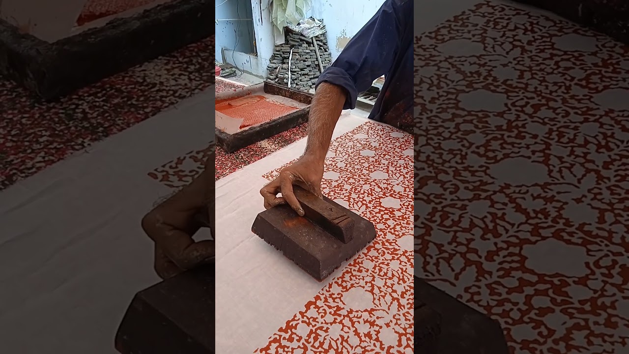 Vintage Charm with Modern Style 🌸👗  Block Print Tutorial