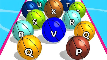 AZ Run ABC Ball Runner All Levels Gameplay Walkthrough (Android Ios) Level 665