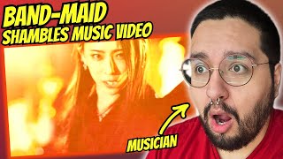 MUSICIAN REACTS! BAND-MAID / Shambles (Official Music Video)