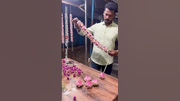 Pink lotus🪷 vadamalli💜baby breath garland 🪷 Garland collection🌸for enquiry 9941051011 9944855957