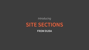 Introducing Sections from Duda
