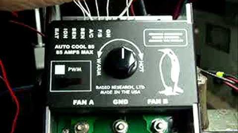 THE AUTO COOL 85 Pulse Width Modulated Radiator Fan Controller