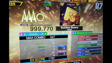 Golden Arrow ESP AAA PFC 999,770 - Dance Dance Revolution A20