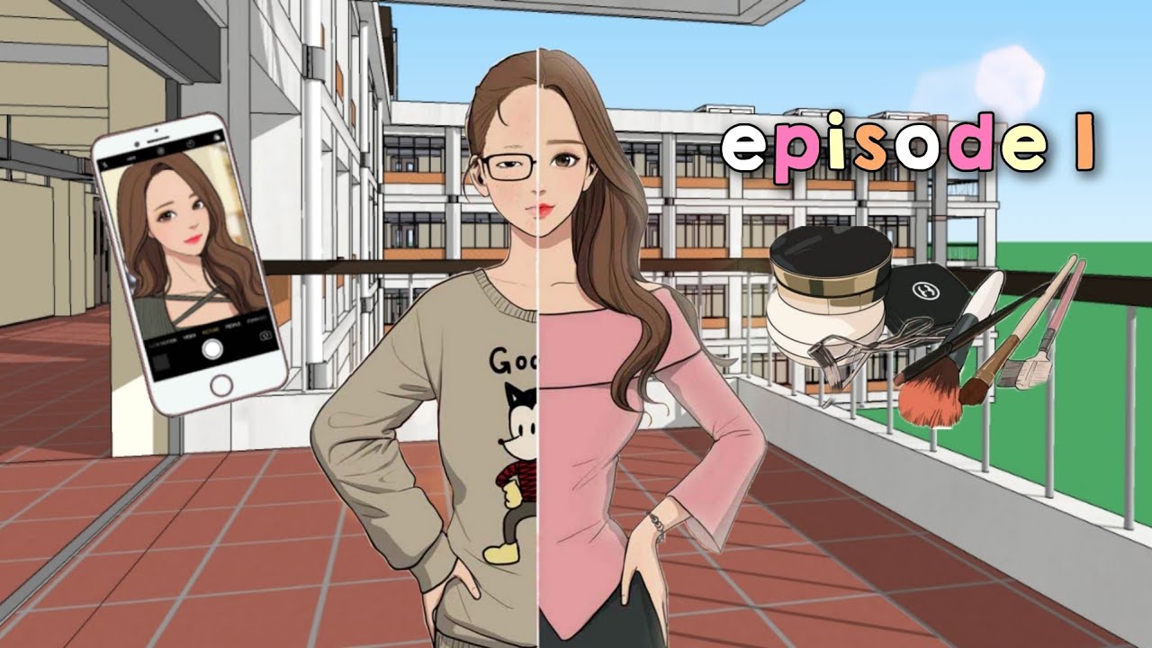 TRUE BEAUTY || DRAMA SAKURA SCHOOL SIMULATOR || EPISODE 1 ...