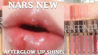 NEW NARS AFTERGLOW LIP BALMS!!!! REVIEW & SWATCHES