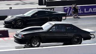 Ford Muscle Cars (LS LT Engine Swapped) Drag Race Compilation LS Fest West 4K UHD