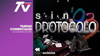 Tandas Comerciales Tvn 24 De Marzo De 1993