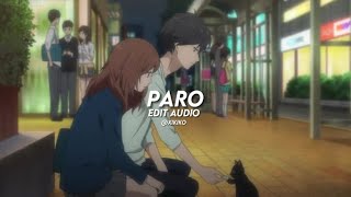 Paro - Nej [Audio edit],speed up + Slowed, Reverbed audio