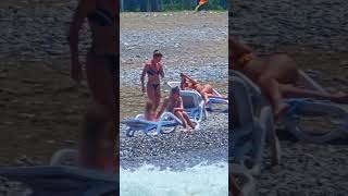 🇹🇷 Alanya Beach a Lovely Day 🏖️ #beach #summer #travel