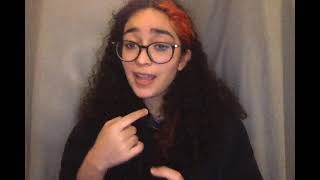 fingerspelling video assignment 4 Acronyms Andrea Ortiz