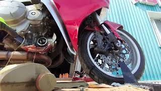 Замена Масло на Honda VFR 1200F 2010. #hondavfr #VFR1200F #гараж #japan 🇯🇵 #motovlog #motorcycle