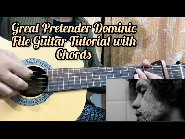 Great Pretender - Dominic Fike // Guitar Tutorial with Chords(How To Play)