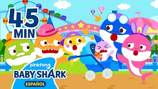 ¿Dónde está mami? | ¡Aquí Estás! En el Parque de Diversiones y Más | Baby Shark en español