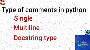 type of comments in python| use of different comments in python| python tutorial|python for biginner
