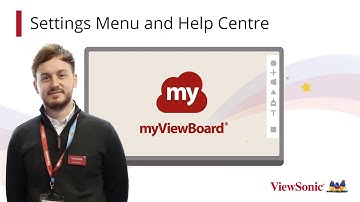 myViewBoard Tips - Settings Menu and Help Centre with myViewBoard - Louie Fisher